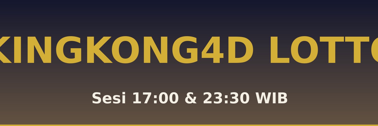 Kingkong4D Lotto Meuraxa